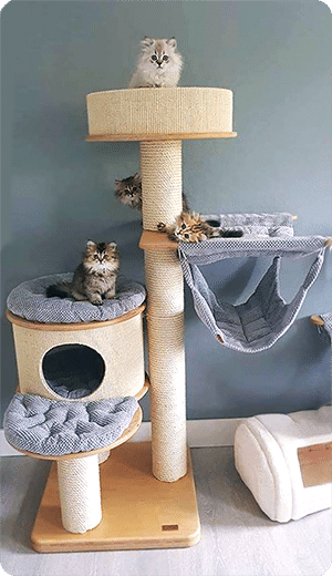 Rascador para gatos exclusivo 11