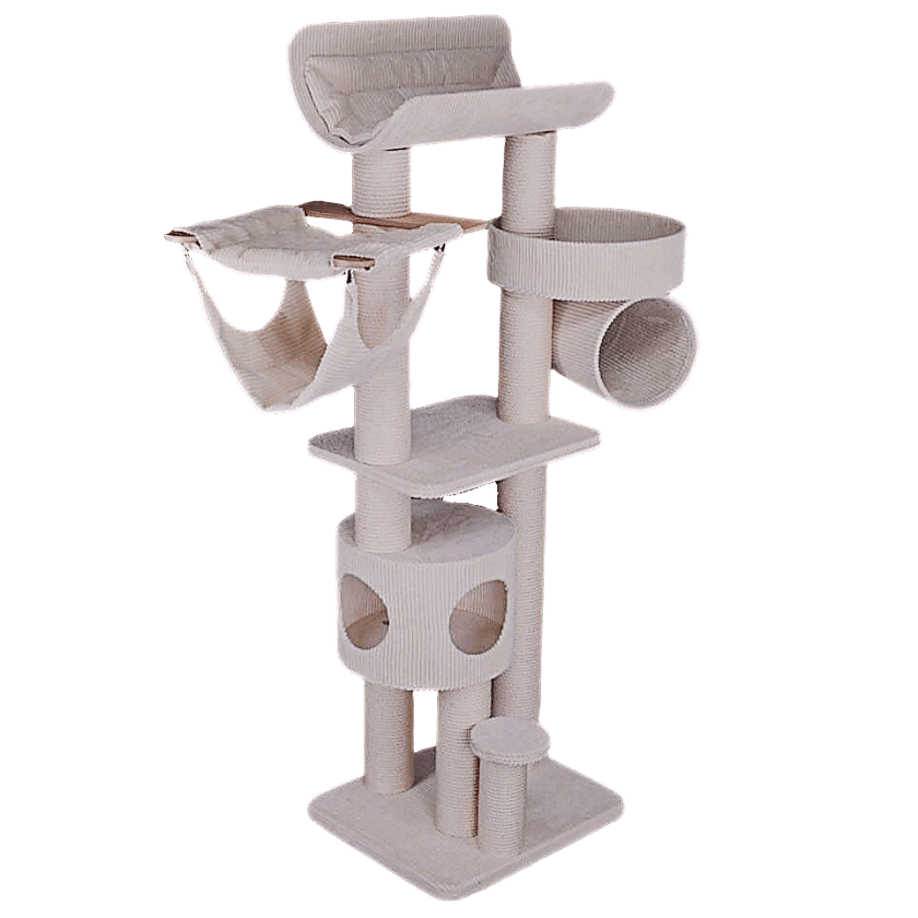 Basic Cat Tree 11 – Ø14cm with a multitude of entertainment options. For all cats and kittens up to 6kg.