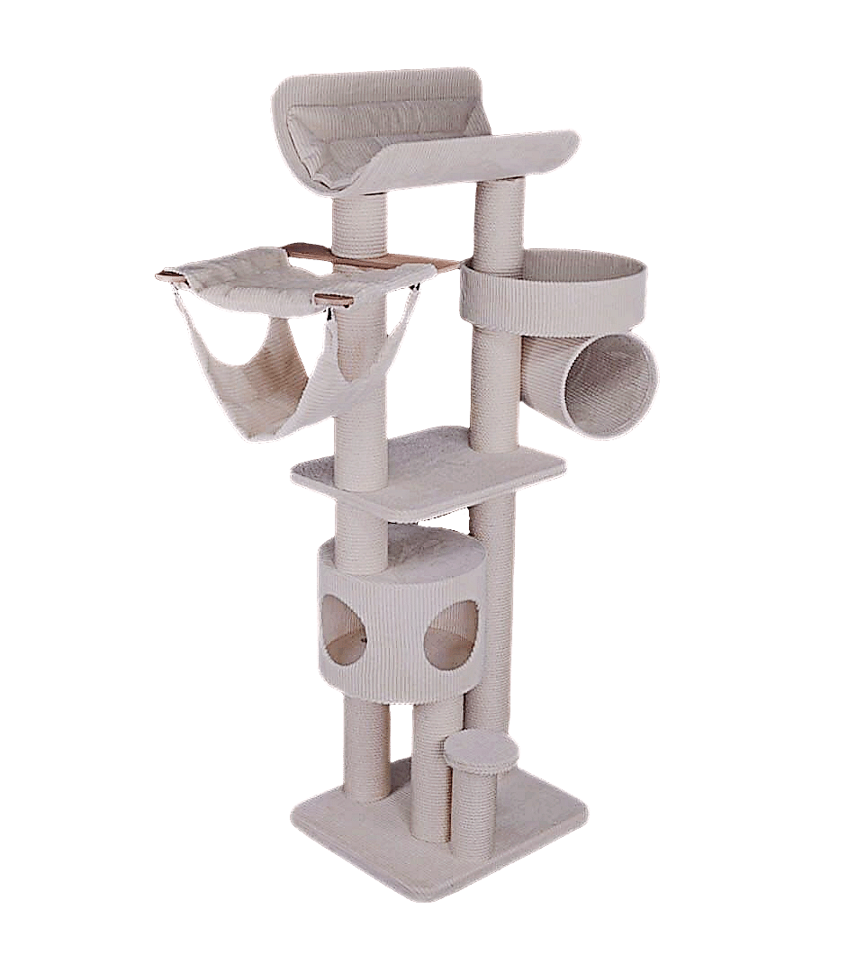 Basic Cat Tree 11 – Ø14cm with a multitude of entertainment options. For all cats and kittens up to 6kg.
